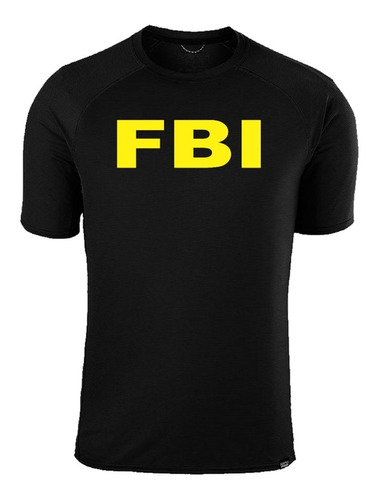 Remera Del Fbi Estampada