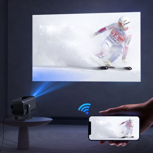 Proyector Hy500 Max Android 4k 13 Wifi Bt 5 1080p Negro