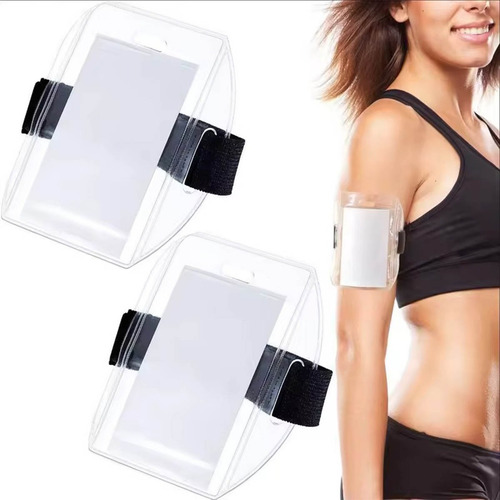 Porta Credencial Para Brazo Con Elástico Ajustable 10pcs