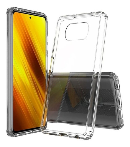 Forro Protector Rigido Clear Para Xiaomi Poco X3