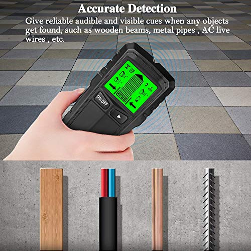 5 In 1 Stud Finder Wall Scanner Metal And Precise Ac Lcd