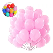 Comprar Pack De 100 Globos Látex 10in Decoracion Para Bodas Fiestas