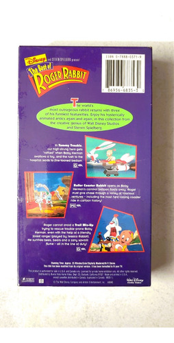 Fita Vhs Nova Importada The Best Of Roger Rabbit ( 1996 )