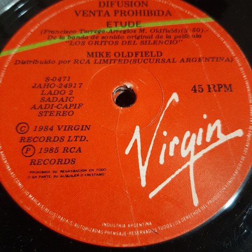 Simple Mike Oldfield Virgin C17