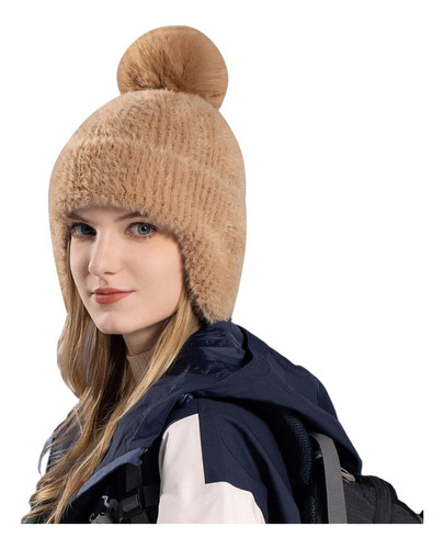 Huamulan Gorro Invierno Mujer Con Orejeras, Gorros Nieve Con