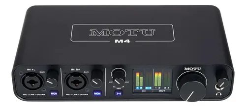Motu M4 Interface Usb 32bits/192k Distriuidor Oficial Brasil