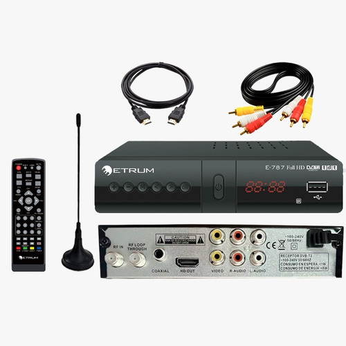 Decodificador Tdt Receptor Tv Digital Dvb Hdmi C/antena