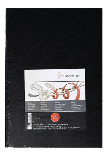 Hahnemühle Cuaderno Booklet Black A4 140g 20h