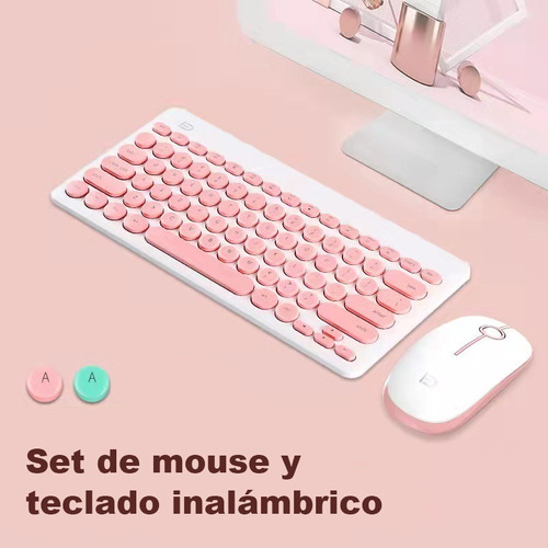 Set Teclado Con Mouse Inalambrico Usb Formato Español