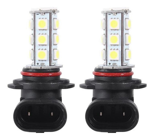 2x Hid Blanco Hb3 9005 18smd 5050 Led Coche Drl Faros Antini