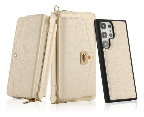 B Funda De Piel Tipo Cartera Para Samsung Galaxy S23+ 5g