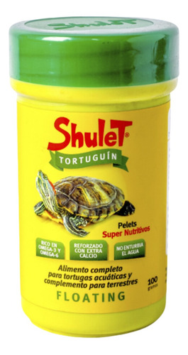 Alimento Para Tortugas De Agua Shulet Tortuguin 100 Gramos 