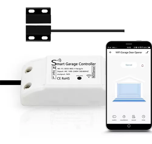 Sensor inalámbrico para puerta de garaje, controlador de apertura