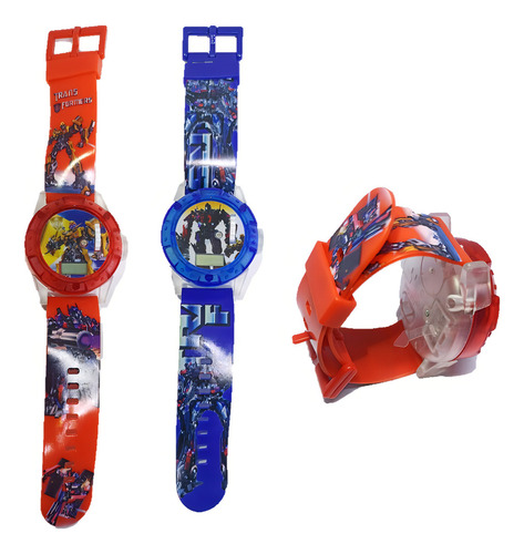 El reloj Transformes para niños parpadea y reproduce música