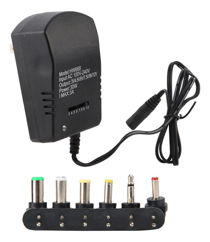 Adaptador De Corriente De Voltaje Ajustable Universal 30w