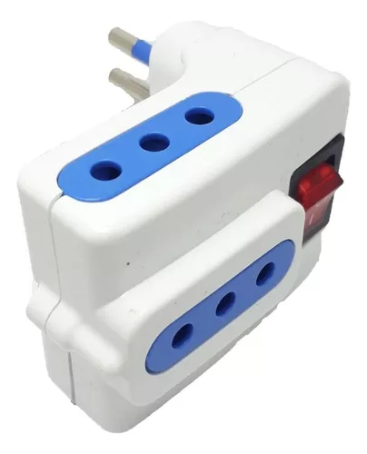 ADAPTADOR TRIPLE 2P+T 10A BLANCO