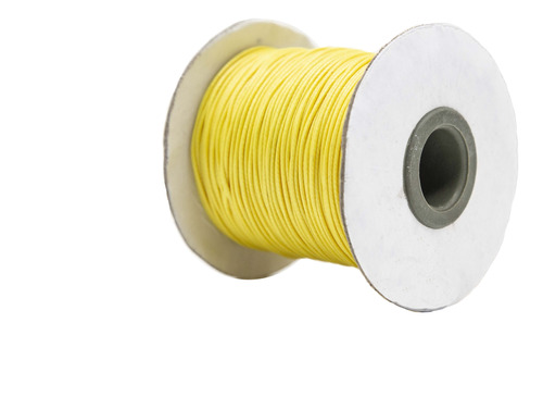 Cordón Tripolino Macramé 1,5mm Rollo 100 Mts Color Amarillo