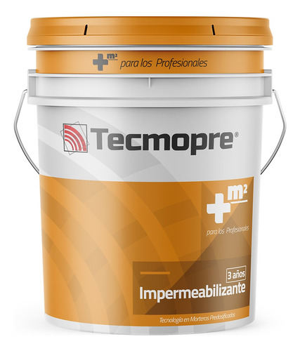 Impermeabilizante Blanco 3 Años Tecmopre 19lts