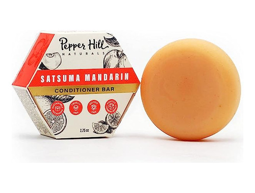 Pepper Hill Conditioner Bar - Satsuma Mandarin - Vegan, Plan