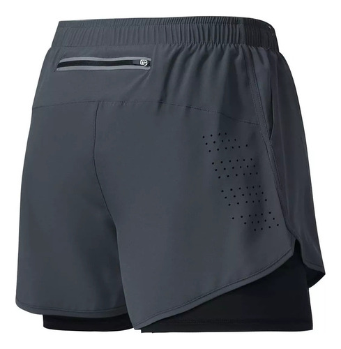 A Pantalones Cortos Deportivos 2 En 1 Para Correr Para