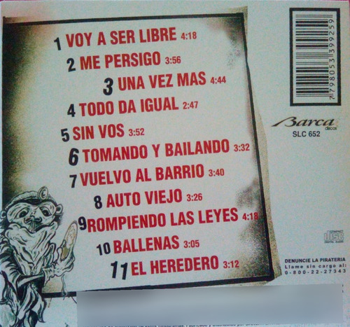 Cd Monos En Bolas Pariendo Rock