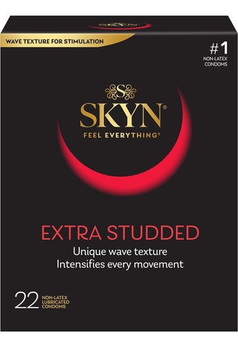 Condones Skyn Texturizados Sin Látex Ultra Finos 22pzas