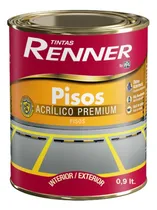 Comprar Pintura Para Pisos Renner Int \u002F Ext De Alto Tránsito 900ml Color Rojo Seguridad