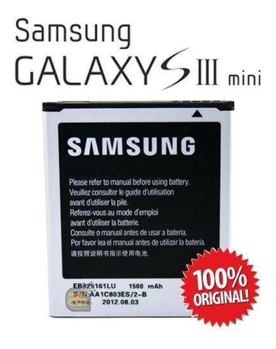 Bateria Pila Samsung Mini S3 I8190 I8200 Ace 2 3 Pines Venet