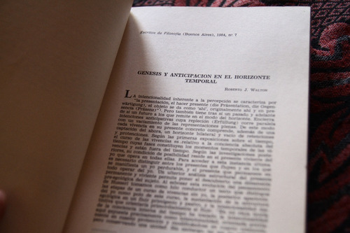 Revista Escritos De Filosofia N°6 - Razon I