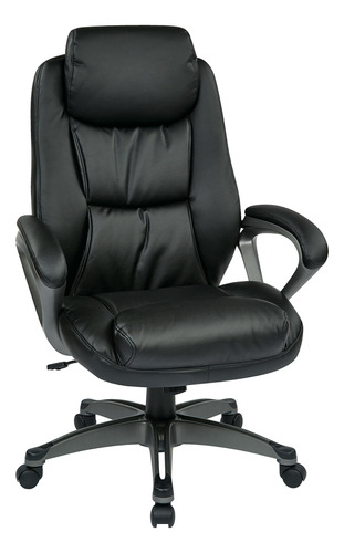 Office Star Ech Series - Silla De Oficina Ejecutiva De Cuero