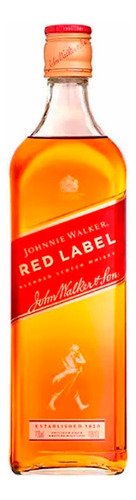 Whisky Jonnie Walker Red Label 200 Ml Botella Vidrio 
