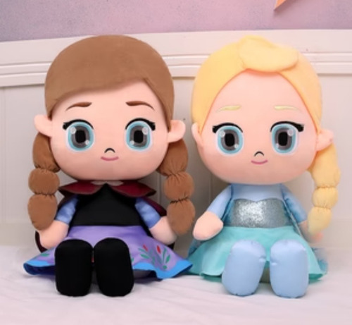 Peluche De Frozen Anna Y Elsa 