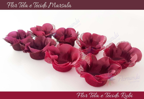 120 Forminhas Doces Finos Flor Tela E Tecido Casamento