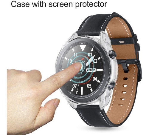 Seltureone - Juego De 2 Carcasas Para Samsung Galaxy Watch 3