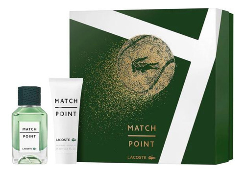 Set Lacoste Match Point Dos Piezas Para Caballero Volumen De La Unidad 100 Ml