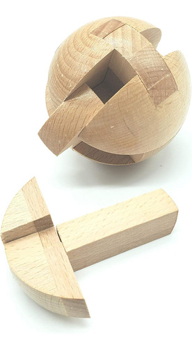 Lmc Products Bola De Rompecabezas De Madera 3d - Juegos Ment