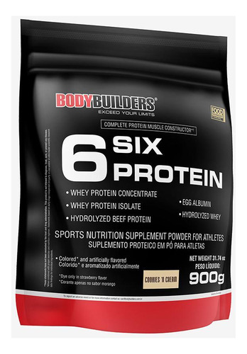 Whey Protein Concentrado - 6 Six Protein 900g