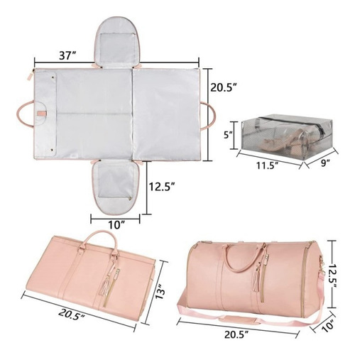 Bolsa De Viaje Para Ropa Pu Portatrajes Para Mujer