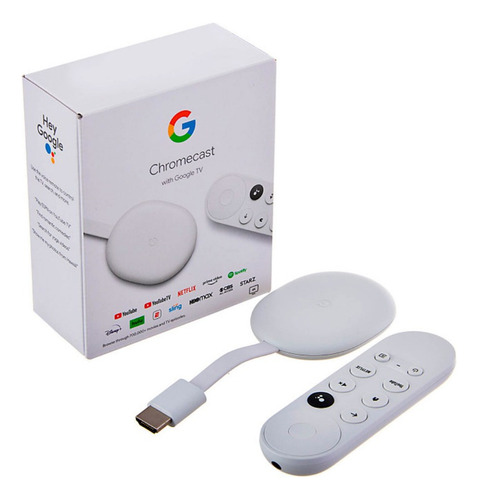 Google Chromecast 4 Gen. Google Tv 4k Hdr Ultima Versión