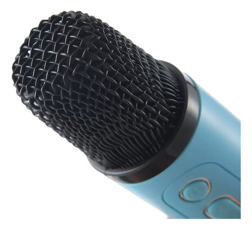Altavoz Portátil Karaoke Con Luces Coloridas Y Micrófono