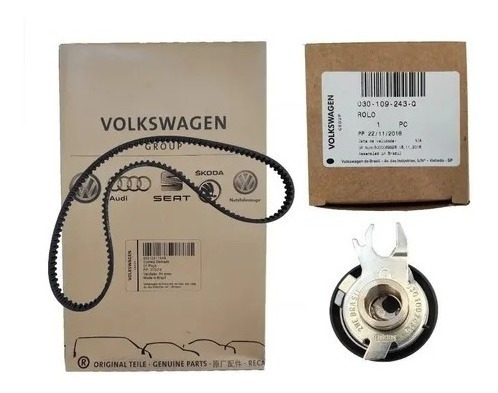 Kit Correia Dentada Tensor Gol Fox Polo Kombi Original Vw(a)