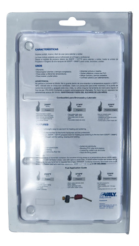 Soplete Boquilla Fina Con Autoencendido Electrónico Avaly