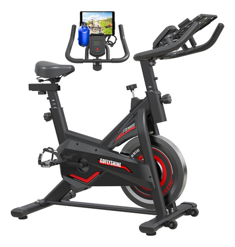 Bicicleta De Ejercicio Goflyshine Para El Hogar Cardio Y Sil