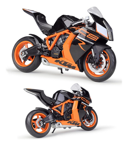 Welly 2009 Ktm 1190 Rc 8r Miniatura Metal Moto Carreras 1/10