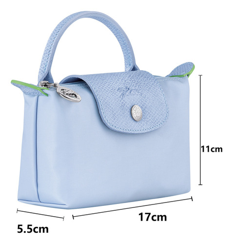 Romántico Y Elegante Mini Clutch Violeta Claro Longchamp