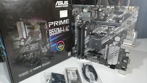 Computadora Escritorio Ryzen 5600g Asus B550m-a 16gb Ram Rgb (Usado)