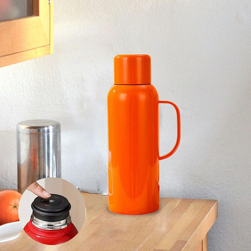 H, Hervidor Agua Con Aislamiento Al VacĂo, Taza Naranja