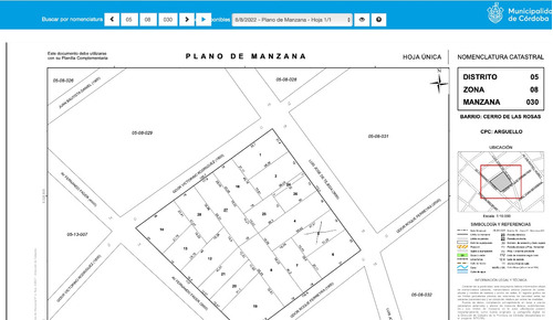 Exce Lote Sobre Luis De Tejada Cerro De Las Rosas Zona Comercial 