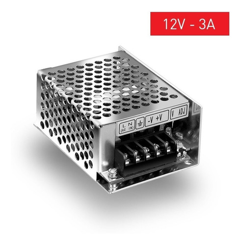 Fuente Metalica Switching De Alimentacion Para Led 12v 3a