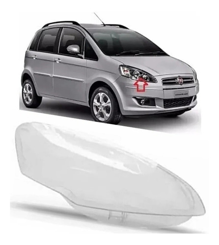 Imagen 1 de 4 de Lente Optica Fiat Idea 2010 2011 2012 2013 2014 15 2016 Der